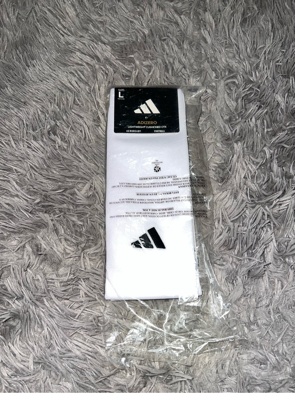 adidas Adizero 2 Football Cushioned Over-the-Calf Socks